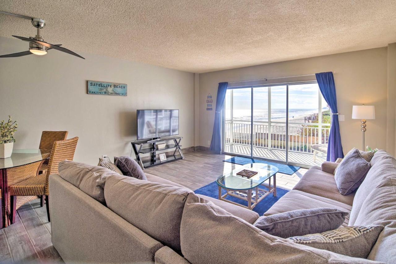 Walk To Shore Satellite Beach Condo With Ocean View Екстериор снимка
