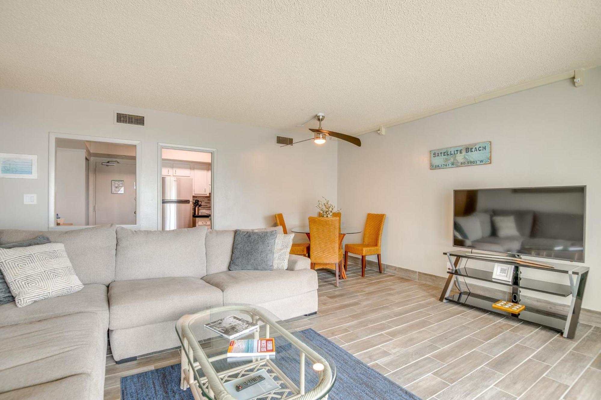 Walk To Shore Satellite Beach Condo With Ocean View Екстериор снимка