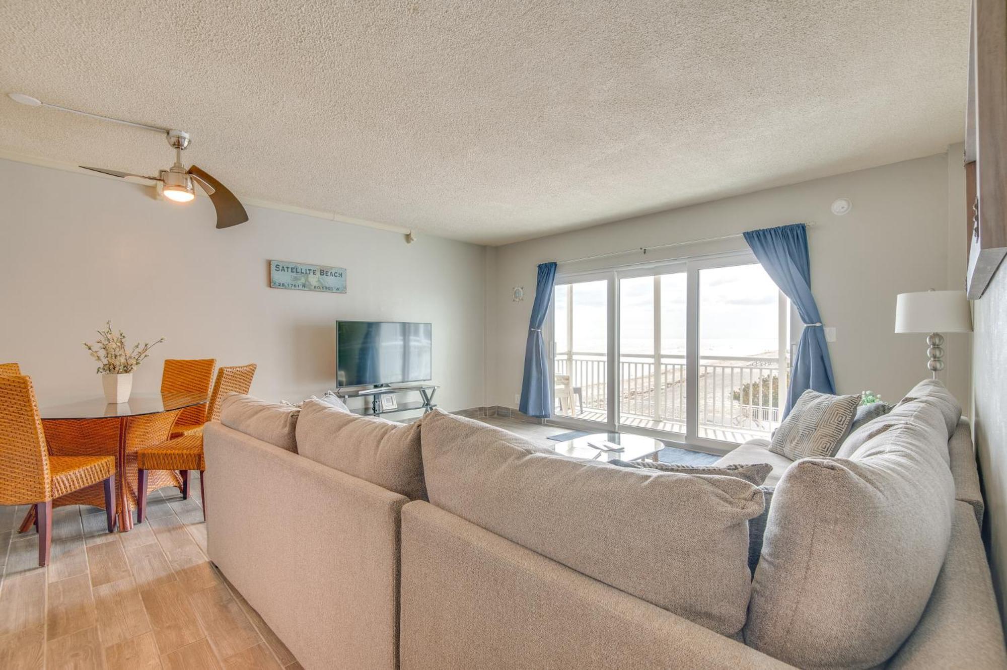 Walk To Shore Satellite Beach Condo With Ocean View Екстериор снимка